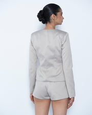 Tailored Crop Blazer Set